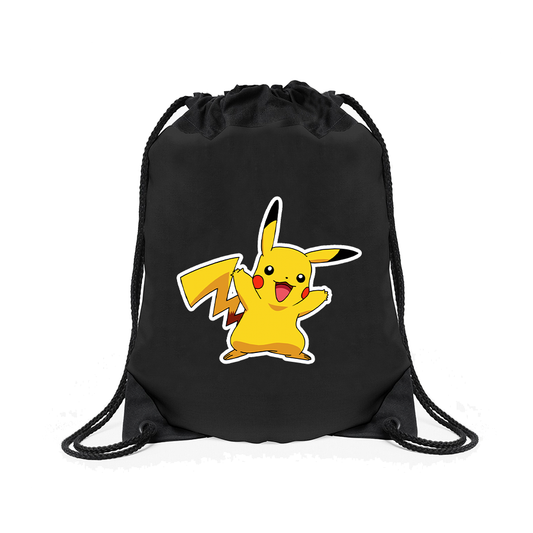 Pikachu Cartoon Drawstring Bag