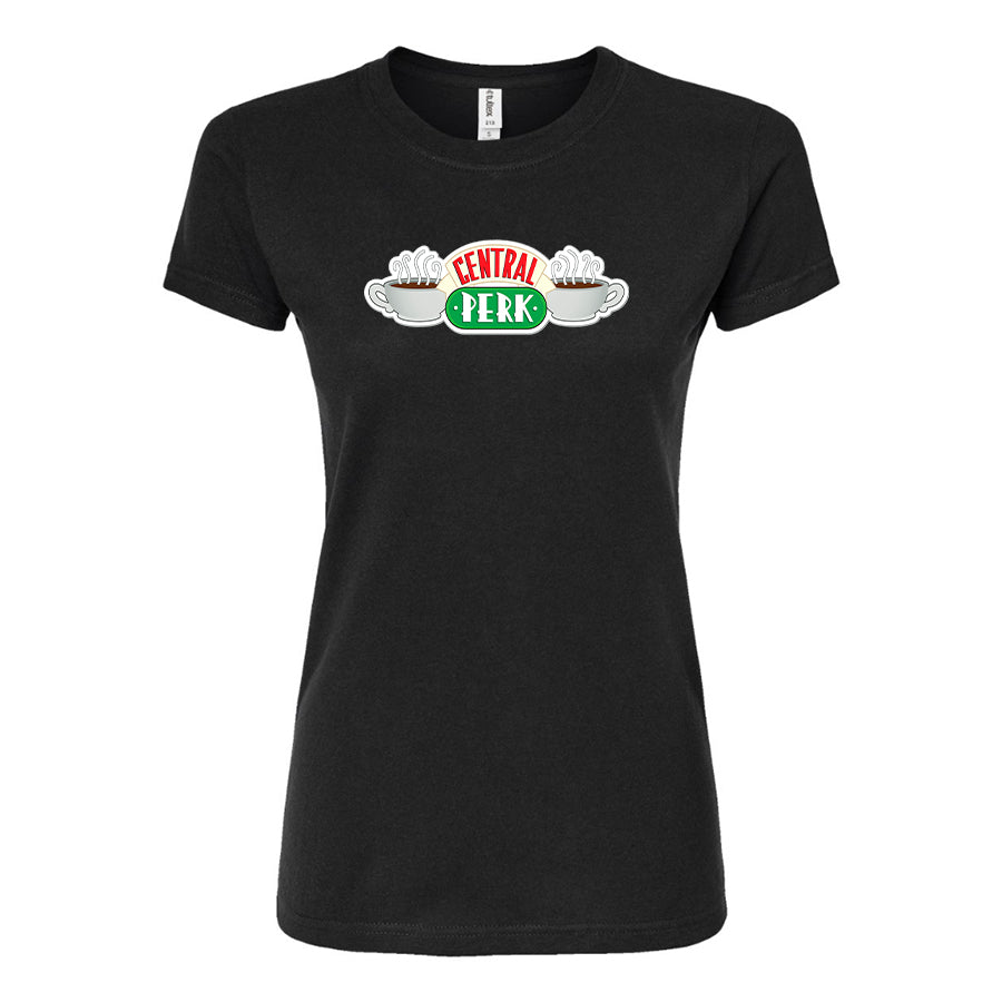 Women's Central Perk Friends Show Round Neck T-Shirt