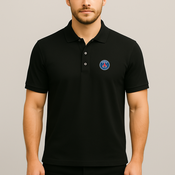 Men’s Paris Saint-Germain Soccer Dry Blend Polo - Black