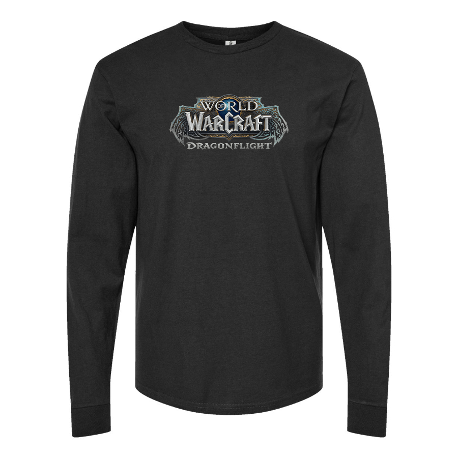 Men's World of Warcraft Dragon Flight Game Long Sleeve T-Shirt