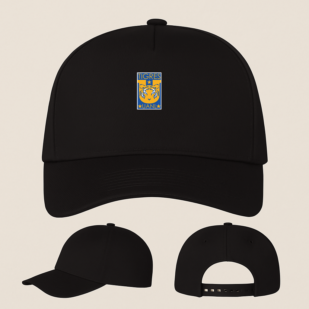 Tigres UANL FC Five Panel Twill Snapback Cap
