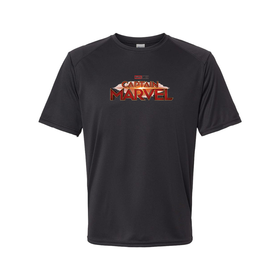 Men's Captain Marvel Superhero  Performance T-Shirt