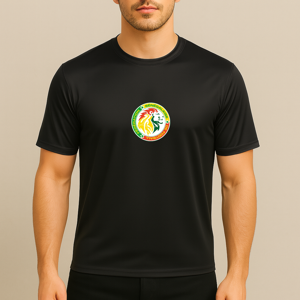 Men's Senegal National Soccer Team Polyester T-Shirt