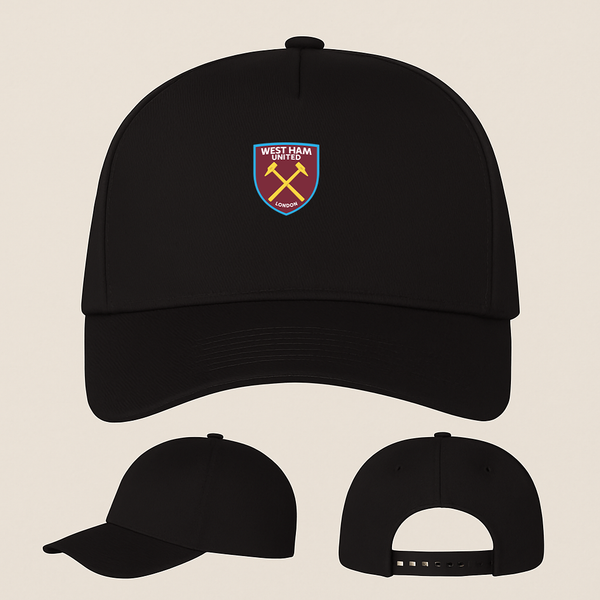 West Ham United FC Five Panel Twill Snapback Cap