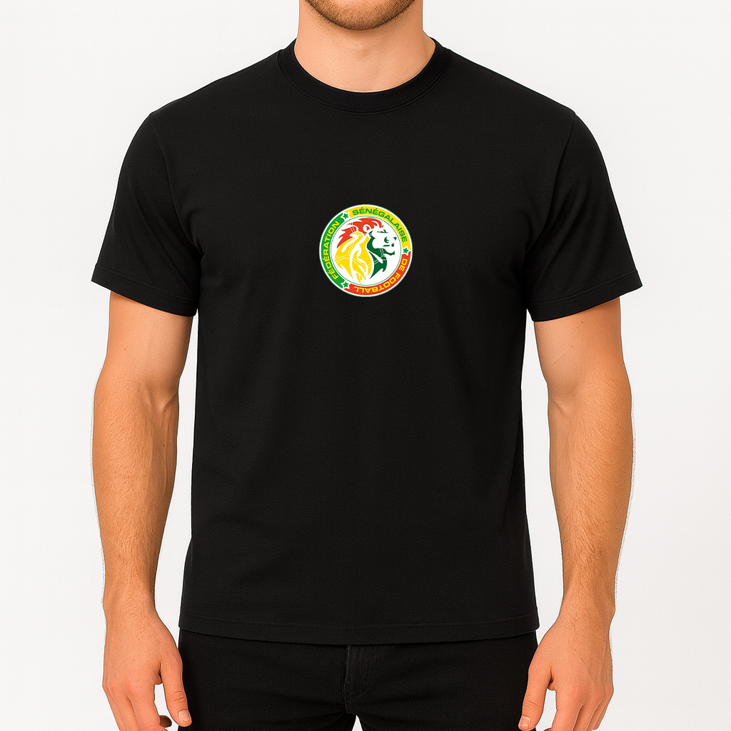 Men's Senegal National Soccer Team Cotton T-Shirt
