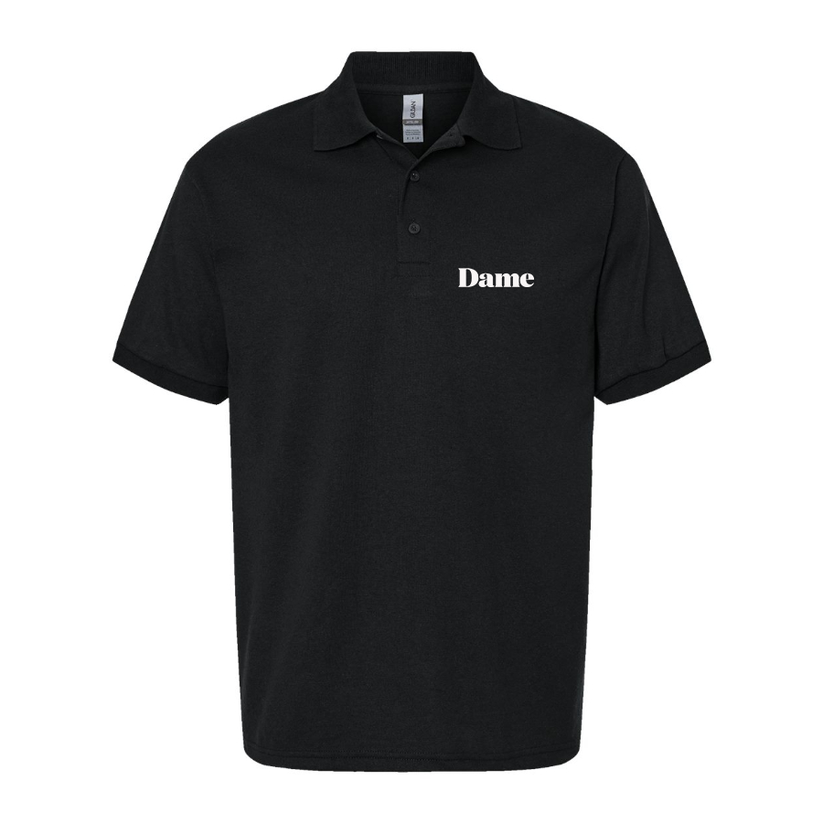 Men's Dame Products Dry Blend Polo - Black