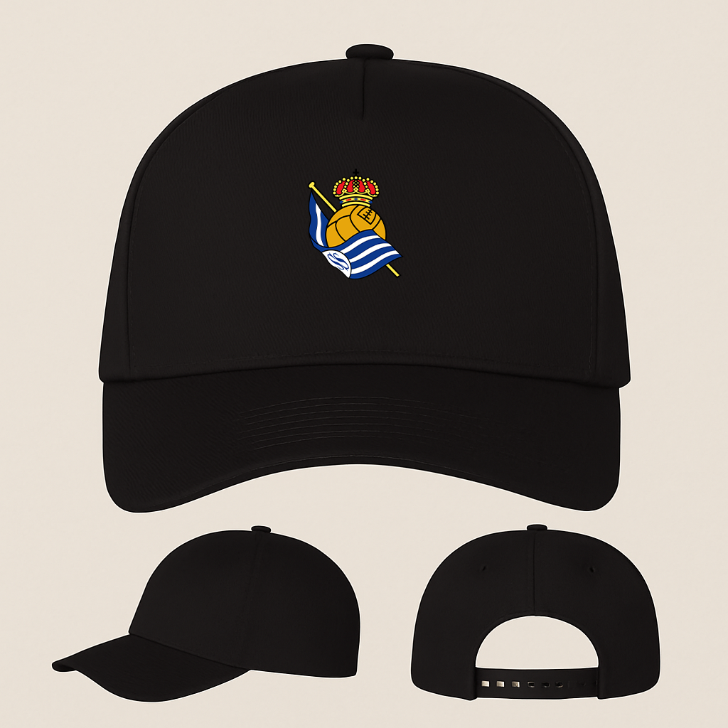 Real Sociedad FC  Five Panel Twill Snapback Cap