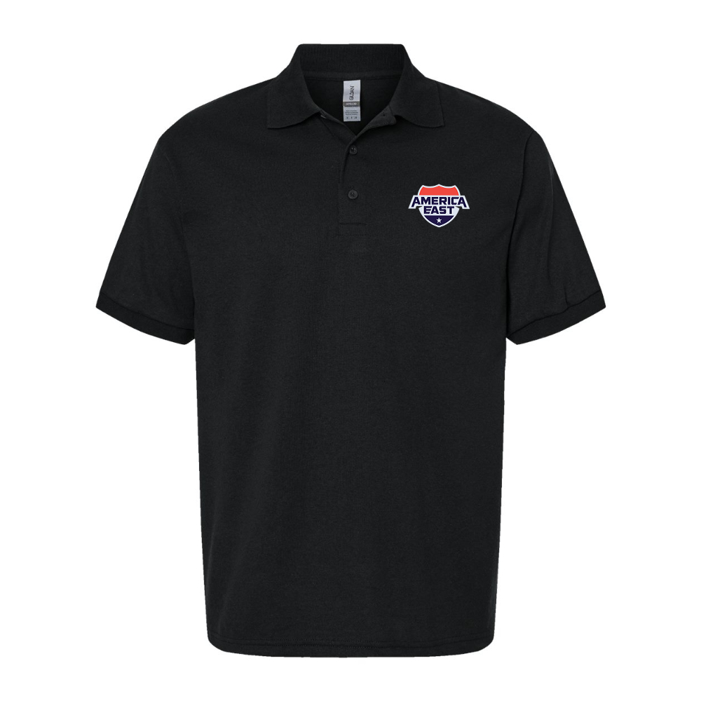 Men's America East Conference Dry Blend Jersey Polo - Black