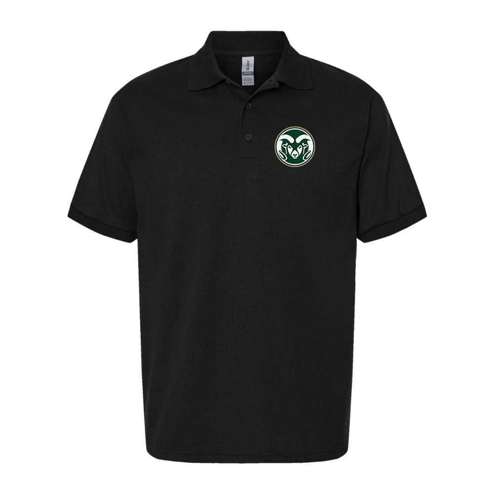 Men's Colorado State Rams Dry Blend Jersey Polo - Black