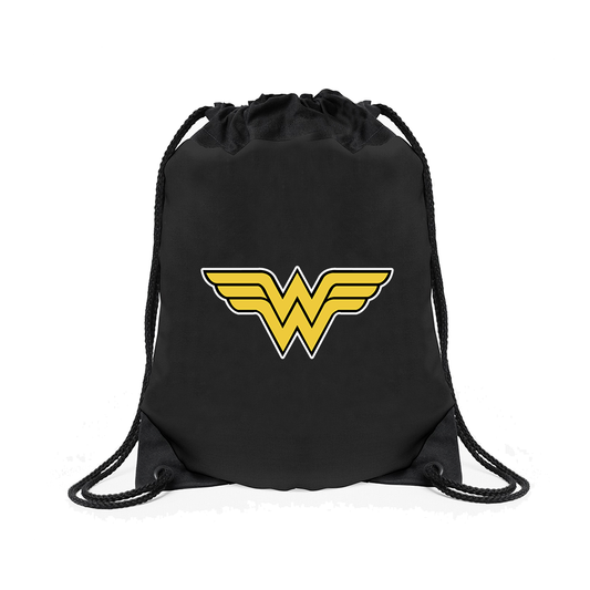 Wonder Woman Superhero Drawstring Bag