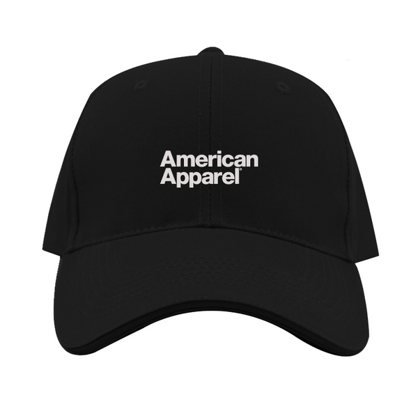 American Apparel  Logo  Dad Baseball Cap Hat