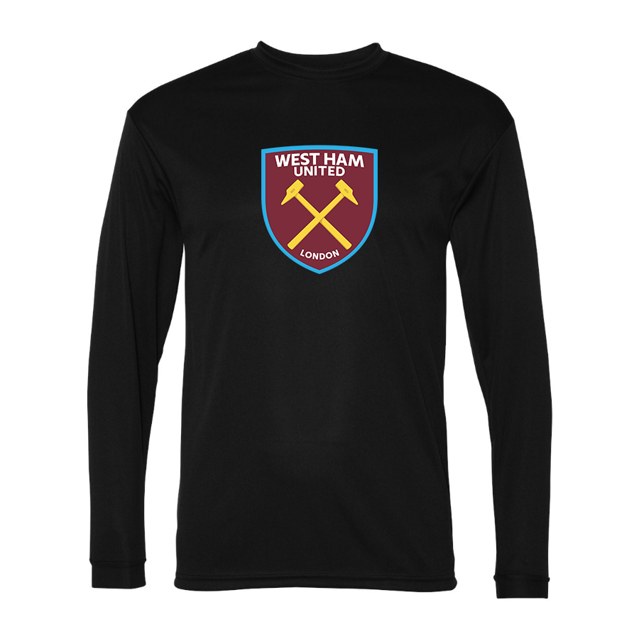 Men’s West Ham United FC  Polyester Long Sleeve T-Shirt