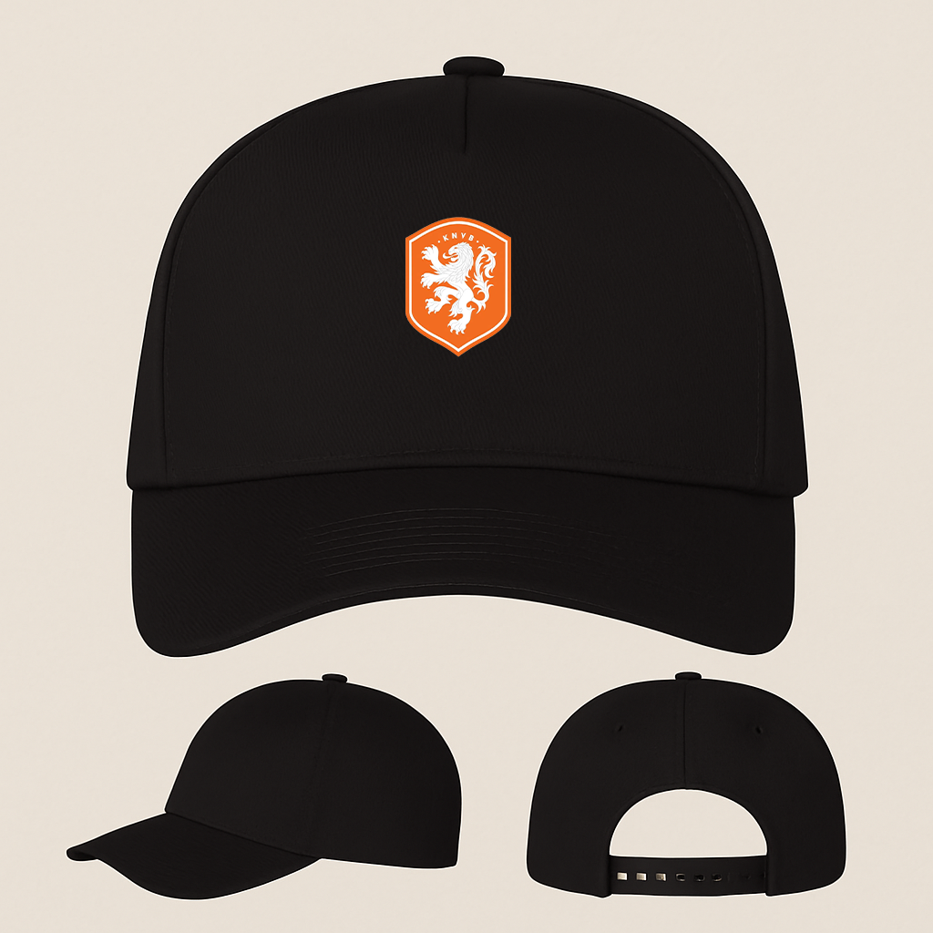 Netherlands National Soccer Team Five Panel Twill Snapback Cap