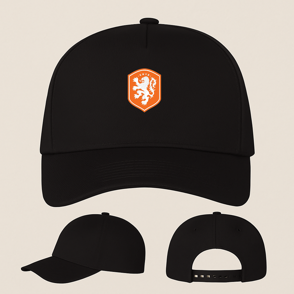 Netherlands National Soccer Team Five Panel Twill Snapback Cap