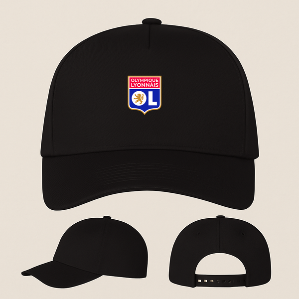 Olympique Lyonnais FC Five Panel Twill Snapback Cap