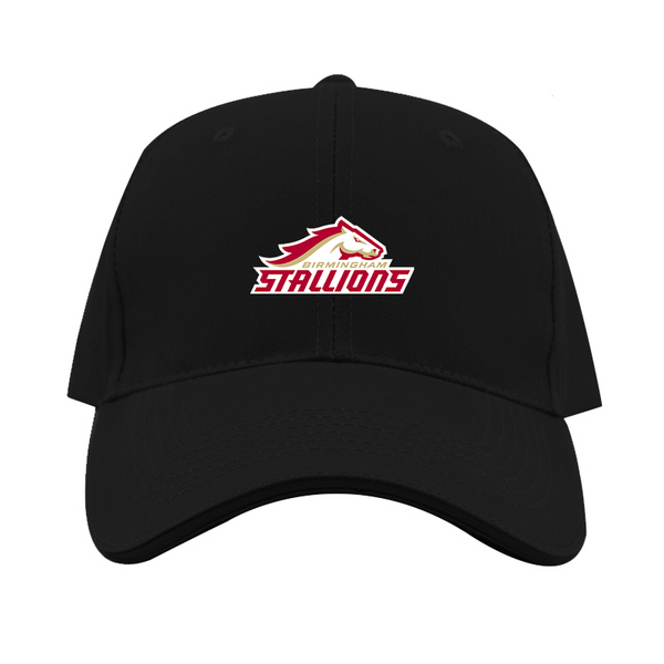 Birmingham Stallions Logo  Dad Baseball Cap Hat