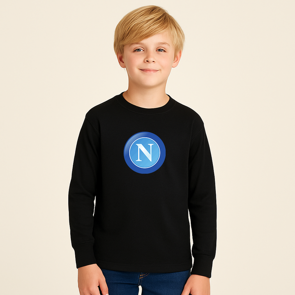 Youth Kids Napoli FC Long Sleeve T-Shirt