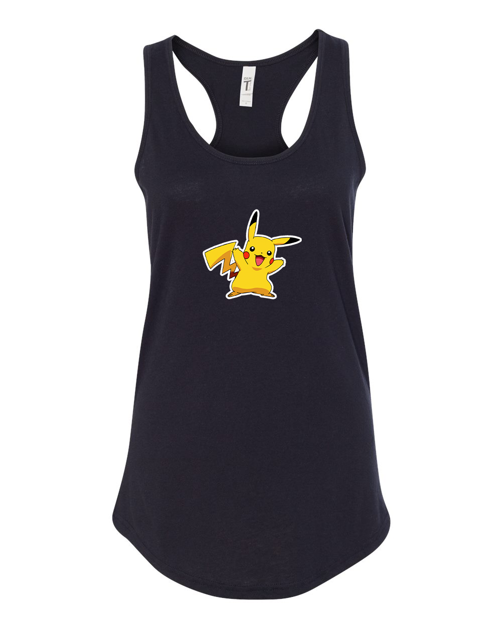 Women's Pikachu Cartoon Racerback Tank Top