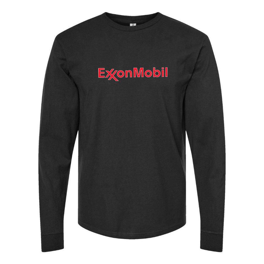 Men's Exxon Mobil Gas Station  Long Sleeve T-Shirt