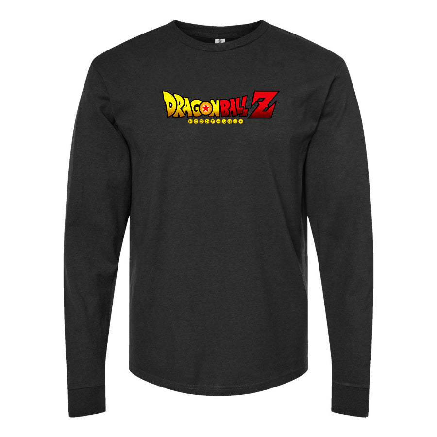 Youth Kids Dragon Ball Z Cartoon Title Long Sleeve T-Shirt