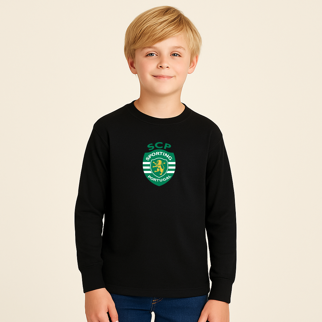 Youth Kids Sporting CP FC Long Sleeve T-Shirt