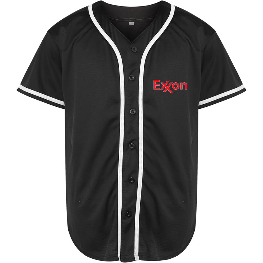 Men's Exxon Gas Station  Baseball Jersey