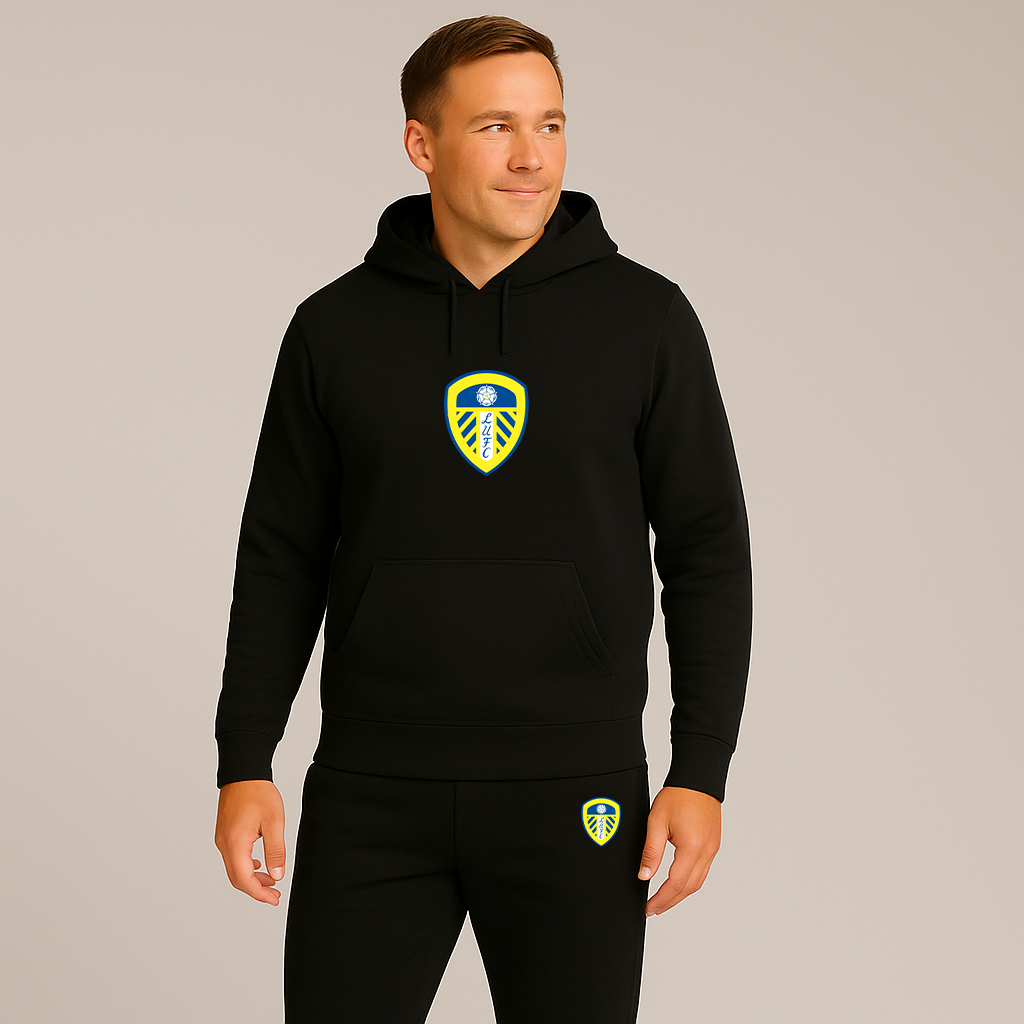 Men's Leeds United Football Club Hoodie Joggers Set