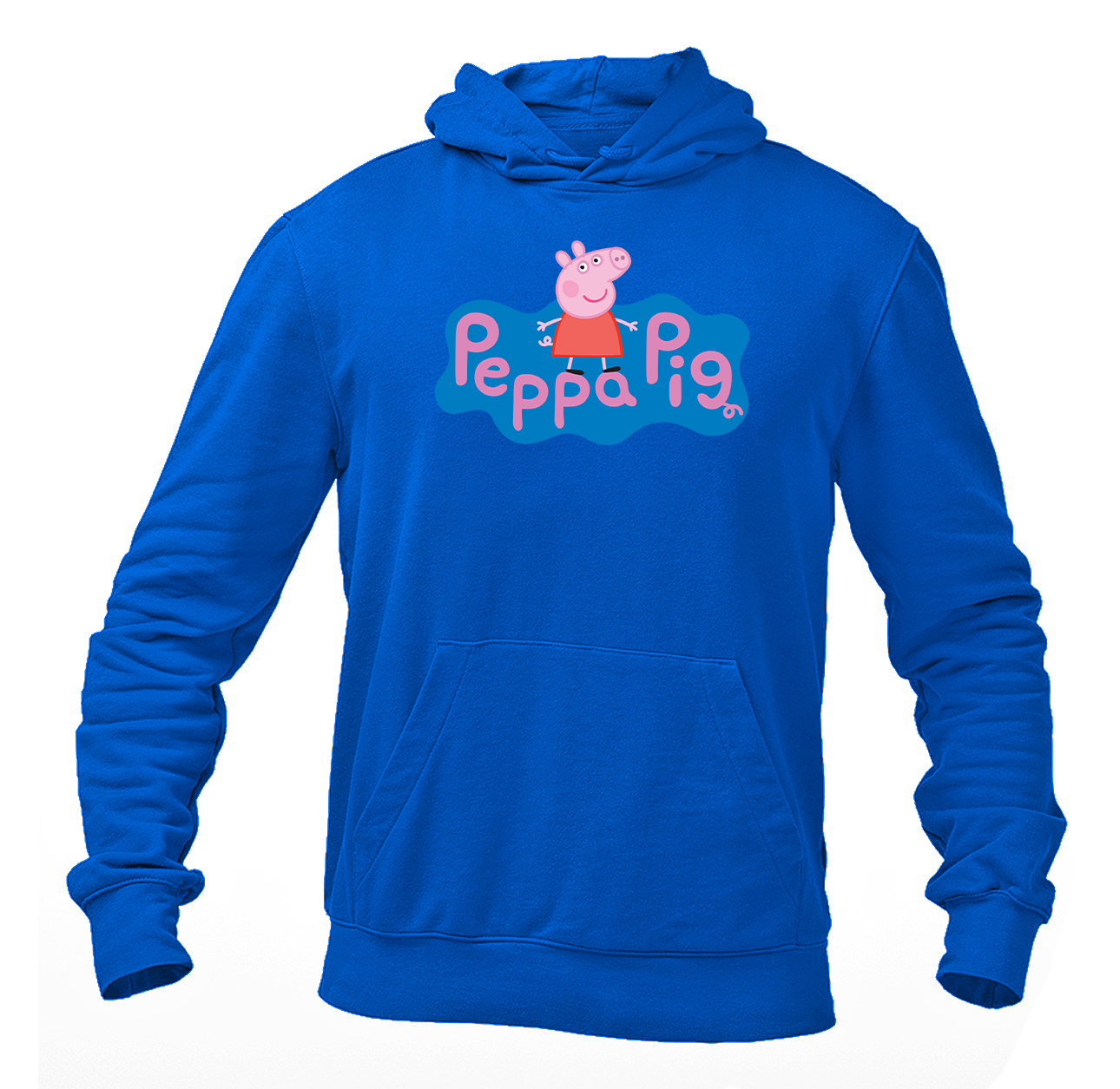 Men's Pegga Pig Cartoon Pullover Hoodie