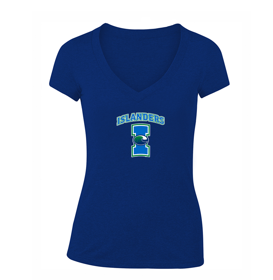 Women's  Texas AM CC Islanders  V-Neck T-Shirt