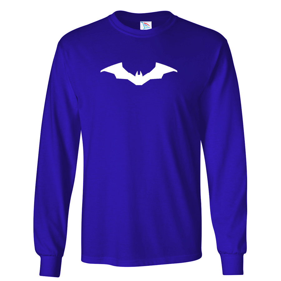 Men's New Batman DC Universe Superhero Long Sleeve T-Shirt