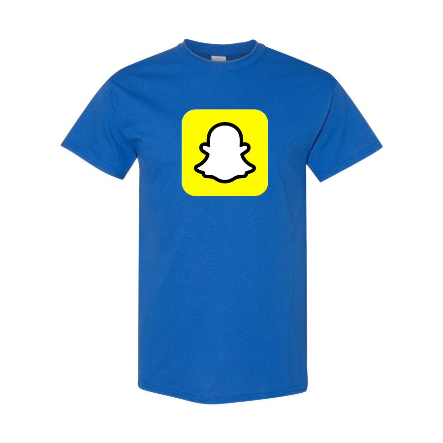 Men's Snapchat Social Cotton T-Shirt