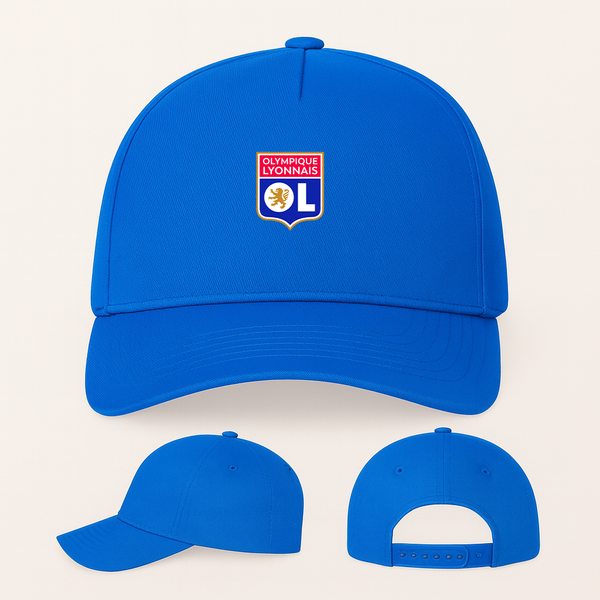 Olympique Lyonnais FC Five Panel Twill Snapback Cap