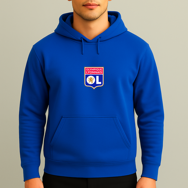 Men's Olympique Lyonnais FC Pullover Hoodie