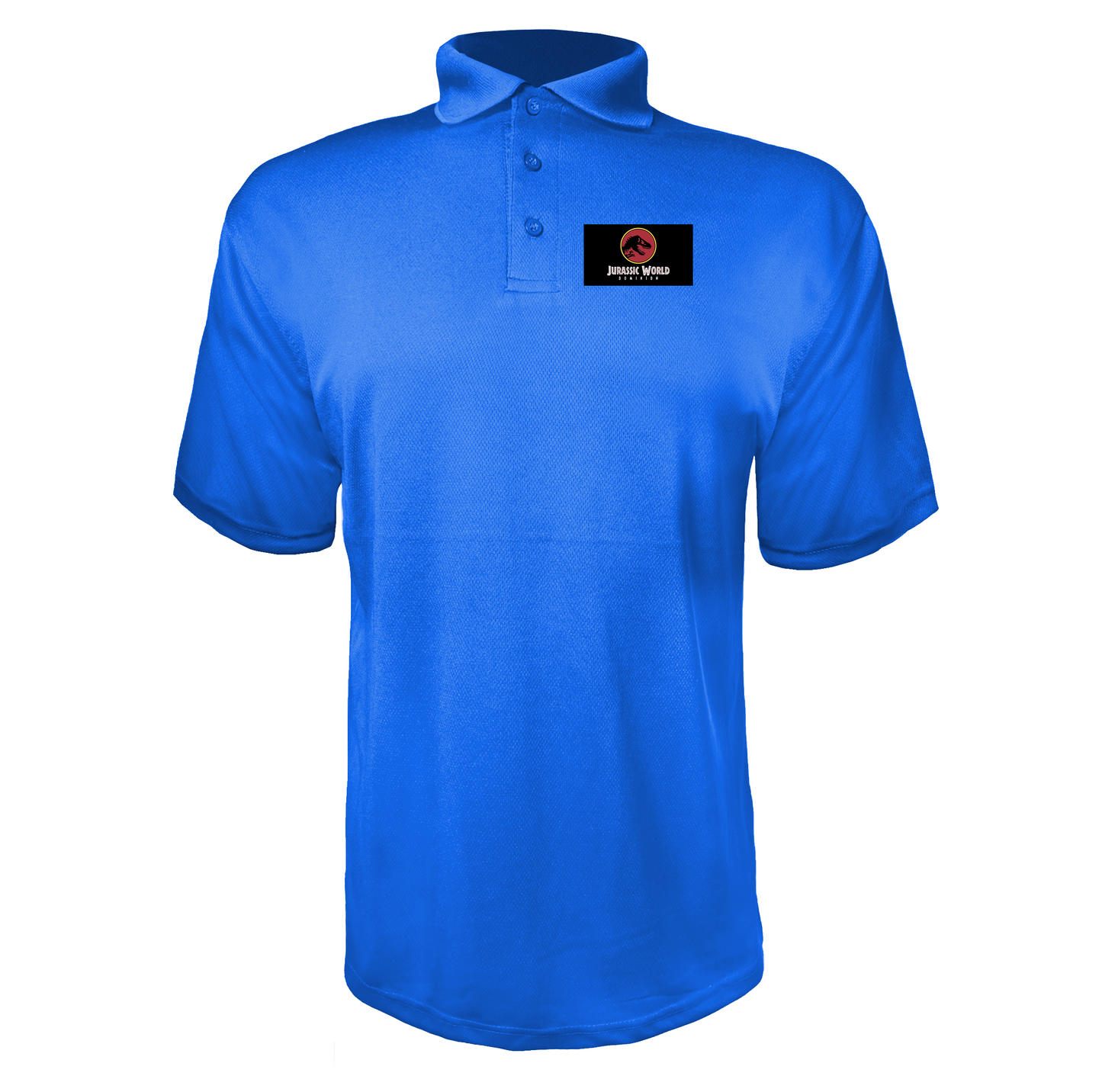 Men's Jurassic World Dominion Movie Polyester Polo