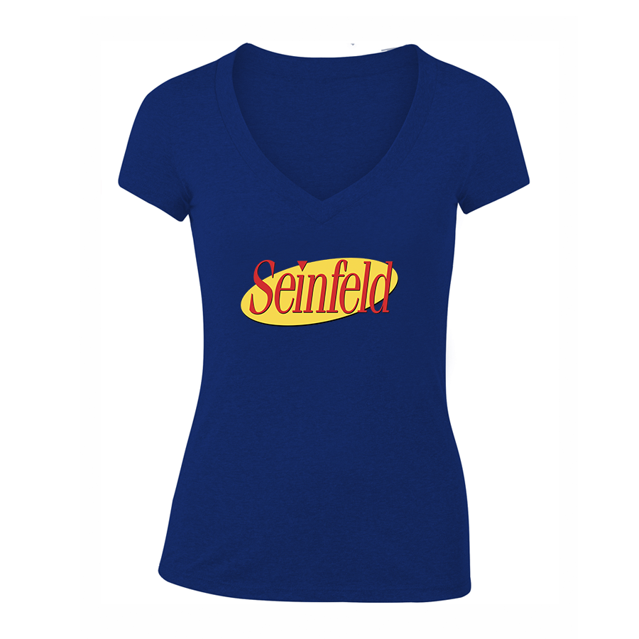 Women's Seinfeld Sitcom Show V-Neck T-Shirt