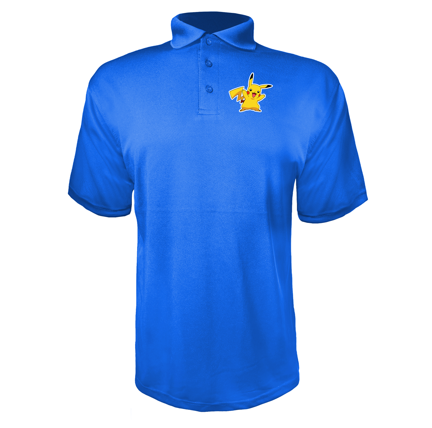 Men's Pikachu Cartoon Polyester Polo