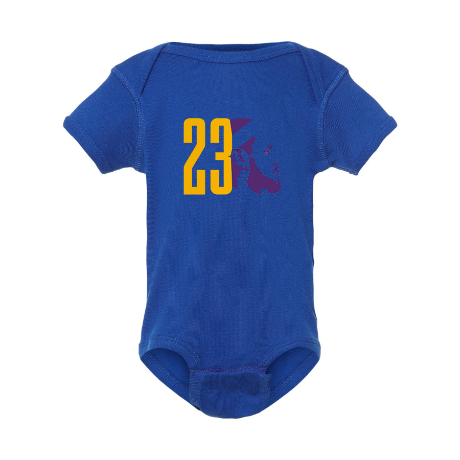 Lebron James 23 Baby Romper Onesie