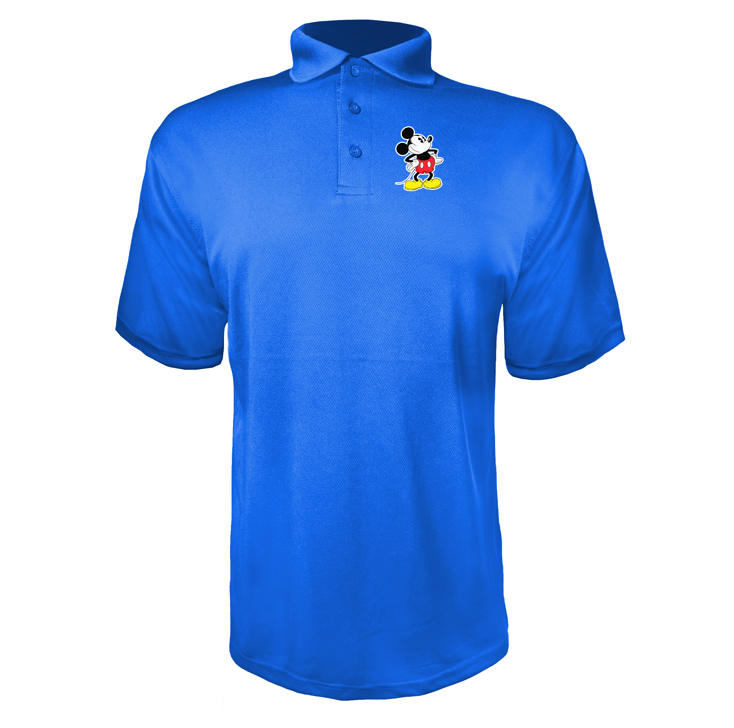 Men's Mickey Mouse Cartoon Polyester Polo