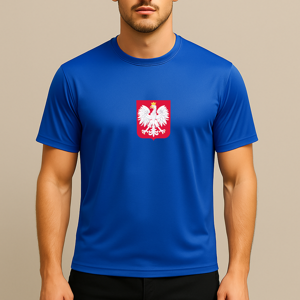 Men's Poland National Soccer Team Polyester T-Shirt