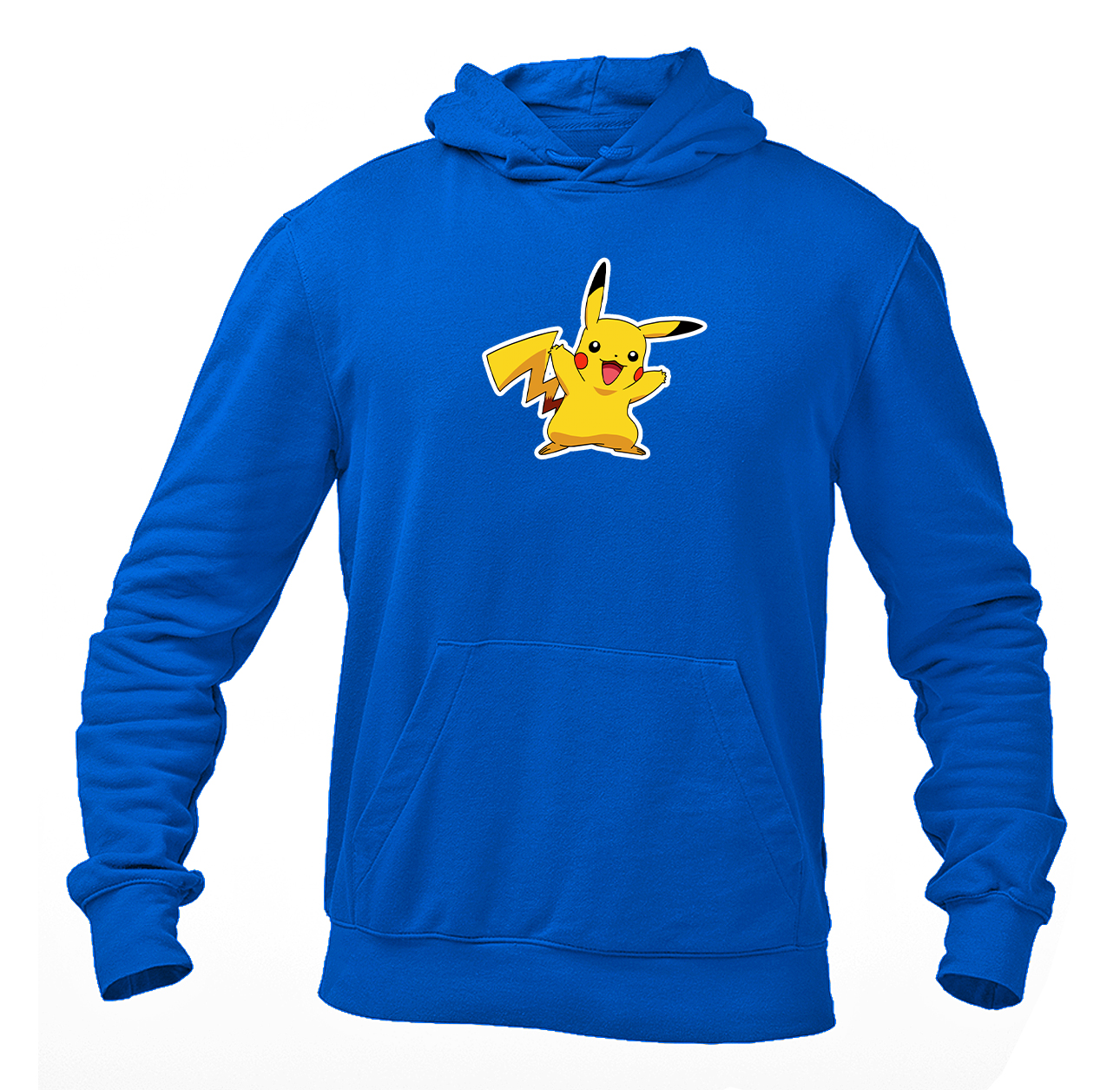 Men's Pikachu Cartoon Pullover Hoodie