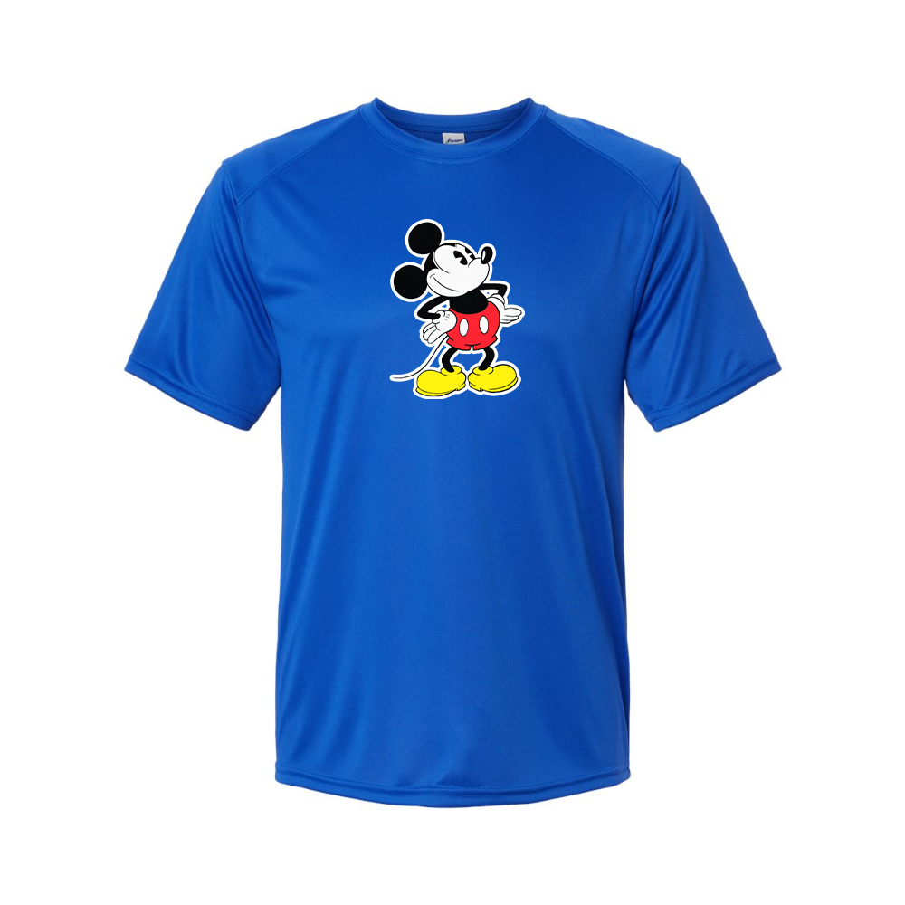 Men's Mickey Mouse Cartoon Polyester T-Shirt