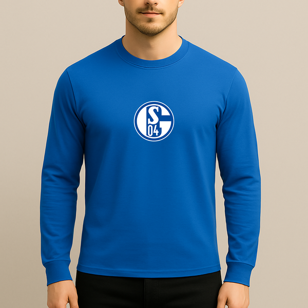 Men's Schalke 04 FC Long Sleeve T-Shirt