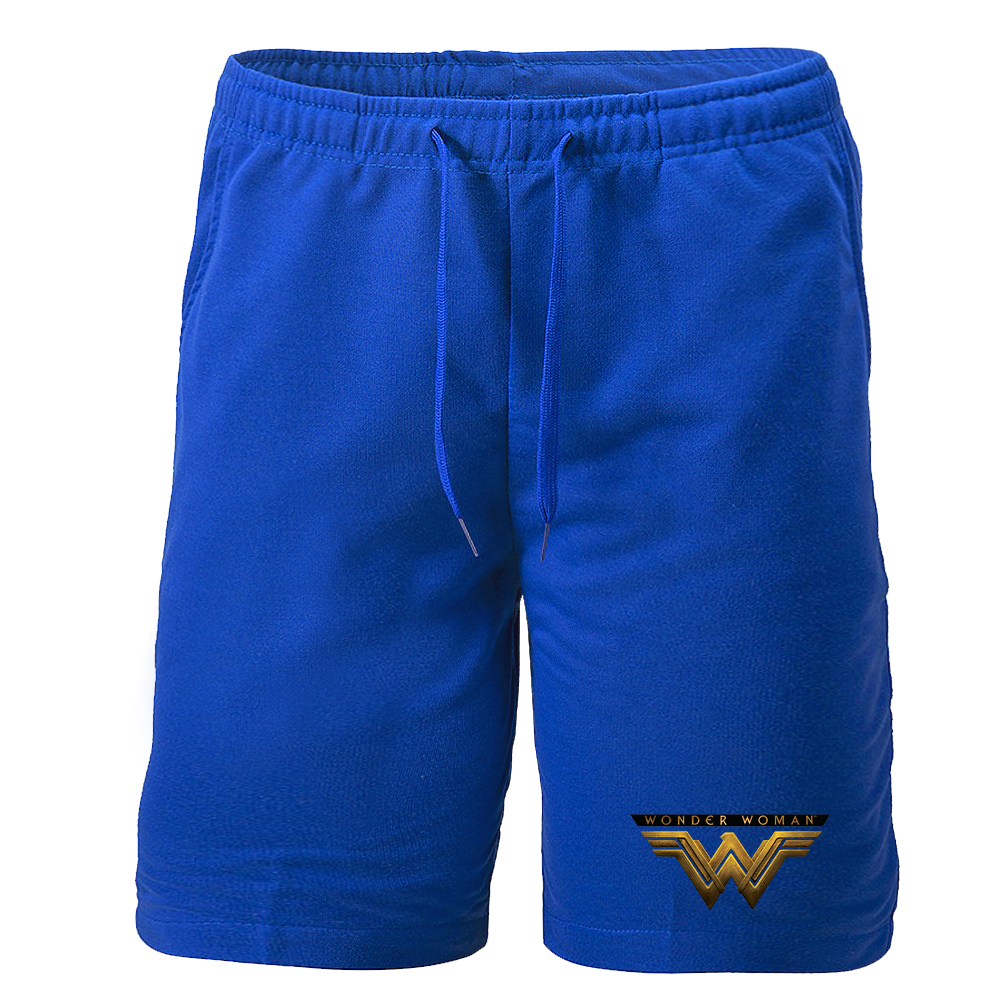 Men's Wonder Woman DC Superhero Athletic Fleece Shorts