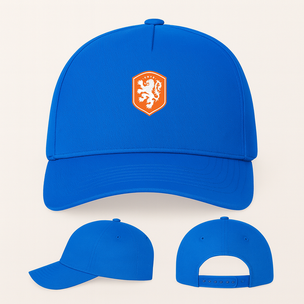 Netherlands National Soccer Team Five Panel Twill Snapback Cap
