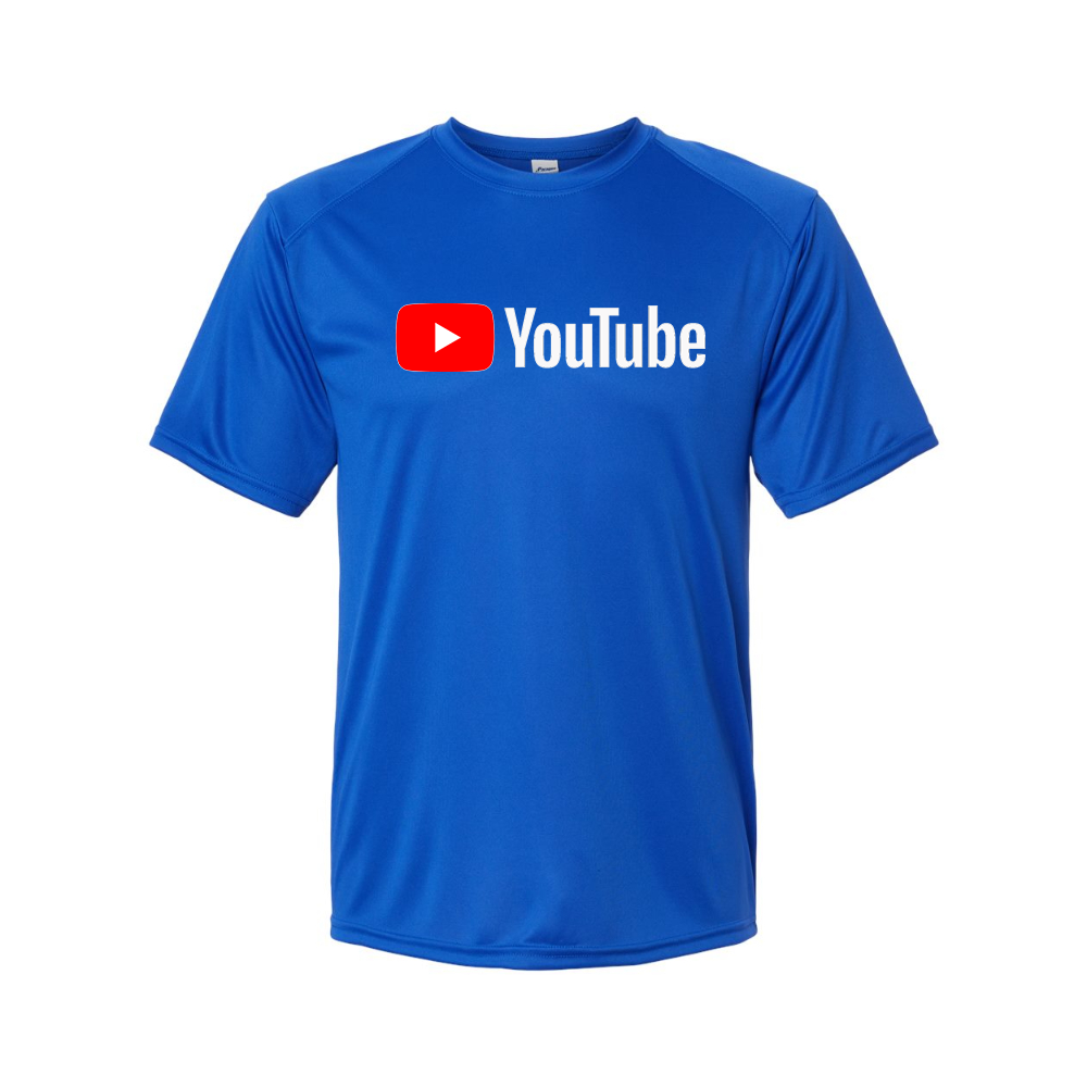 Men's YouTube Social Video Steaming Polyester T-Shirt