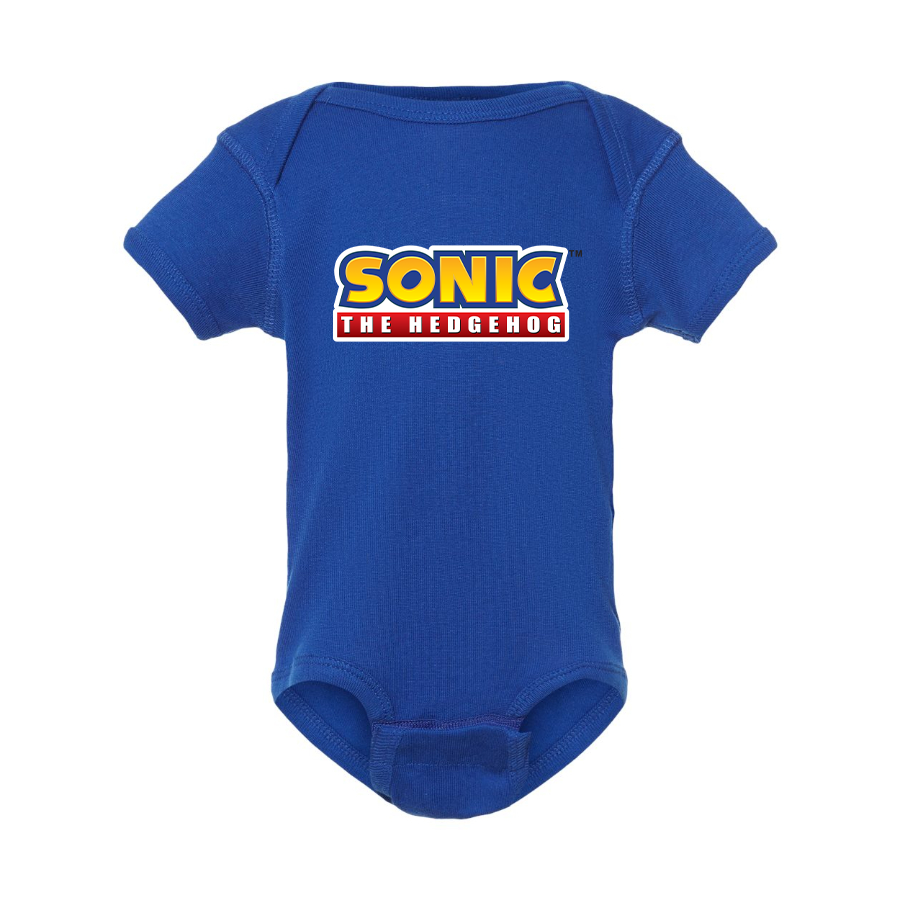 Sonic The Hedgehog Cartoon Baby Romper Onesie