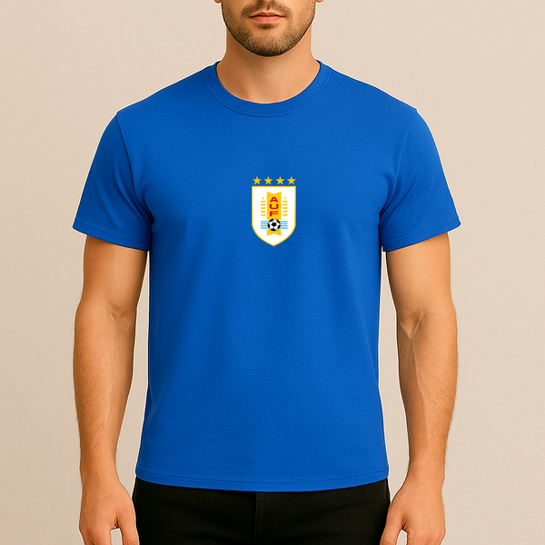 Men's Uruguay National Soccer Team Cotton T-Shirt