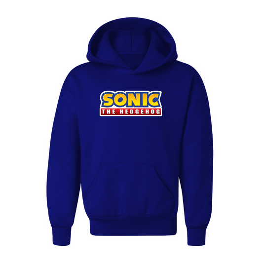 Youth Kids Sonic The Hedgehog Cartoon Pullover Hoodie