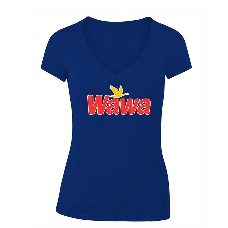 Women's  Wawa Gas Station V-Neck T-Shirt