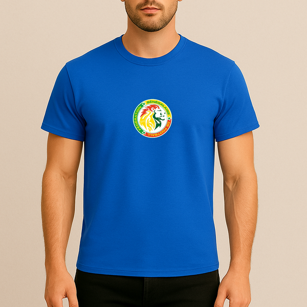 Men's Senegal National Soccer Team Cotton T-Shirt